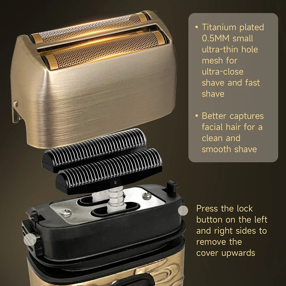 Oudim Foil Shaver For Men With Trimmer Wet Dry Shaving