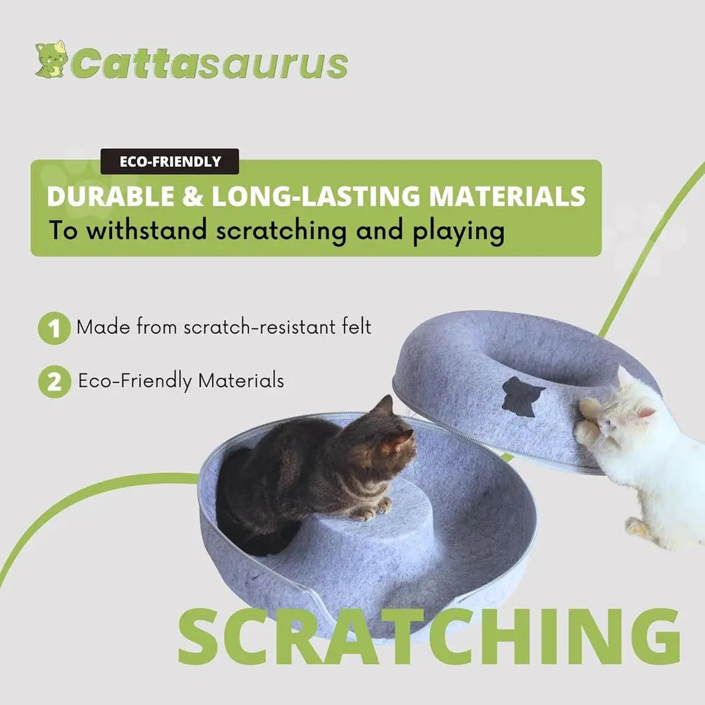 Peekaboo Cat Cave Duo Set Cat Bed