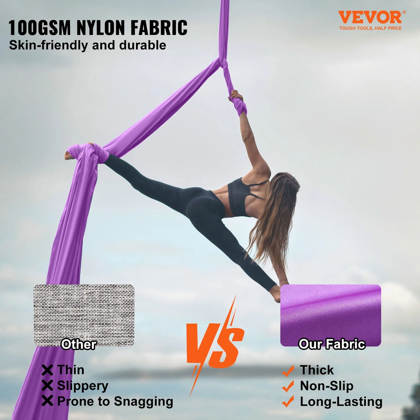 SucceBuy Aerial Yoga Hammock Starter Kit For All Levels