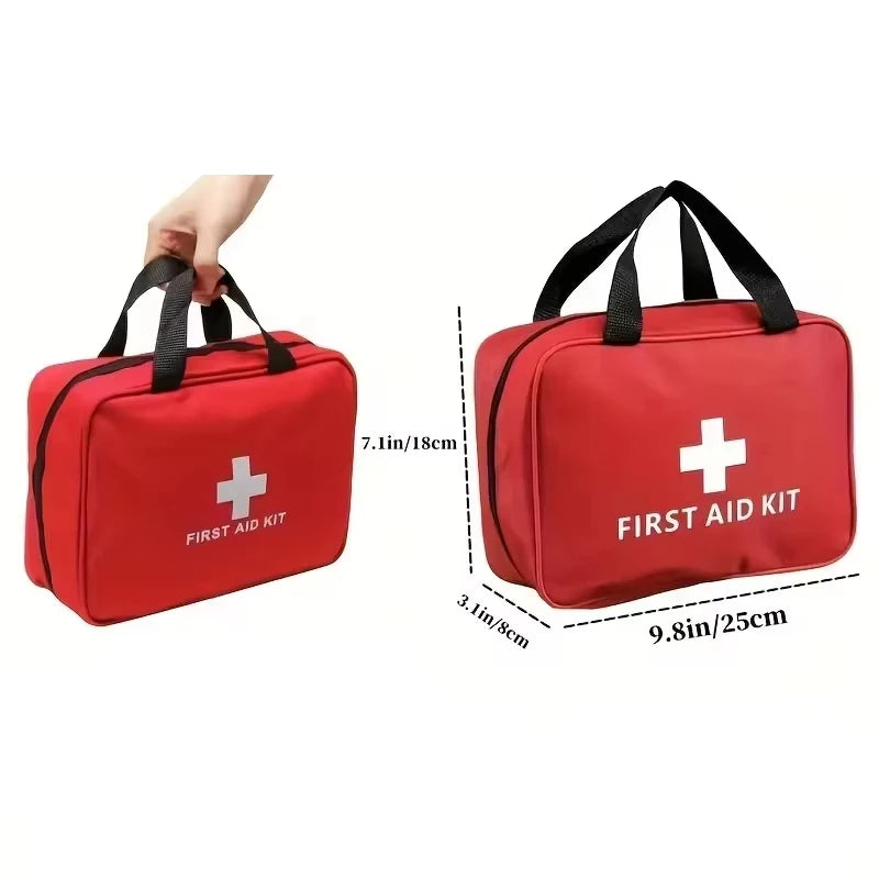 First Aid Kit 184pcs Portable Medical Bag For Outdoor Rescue