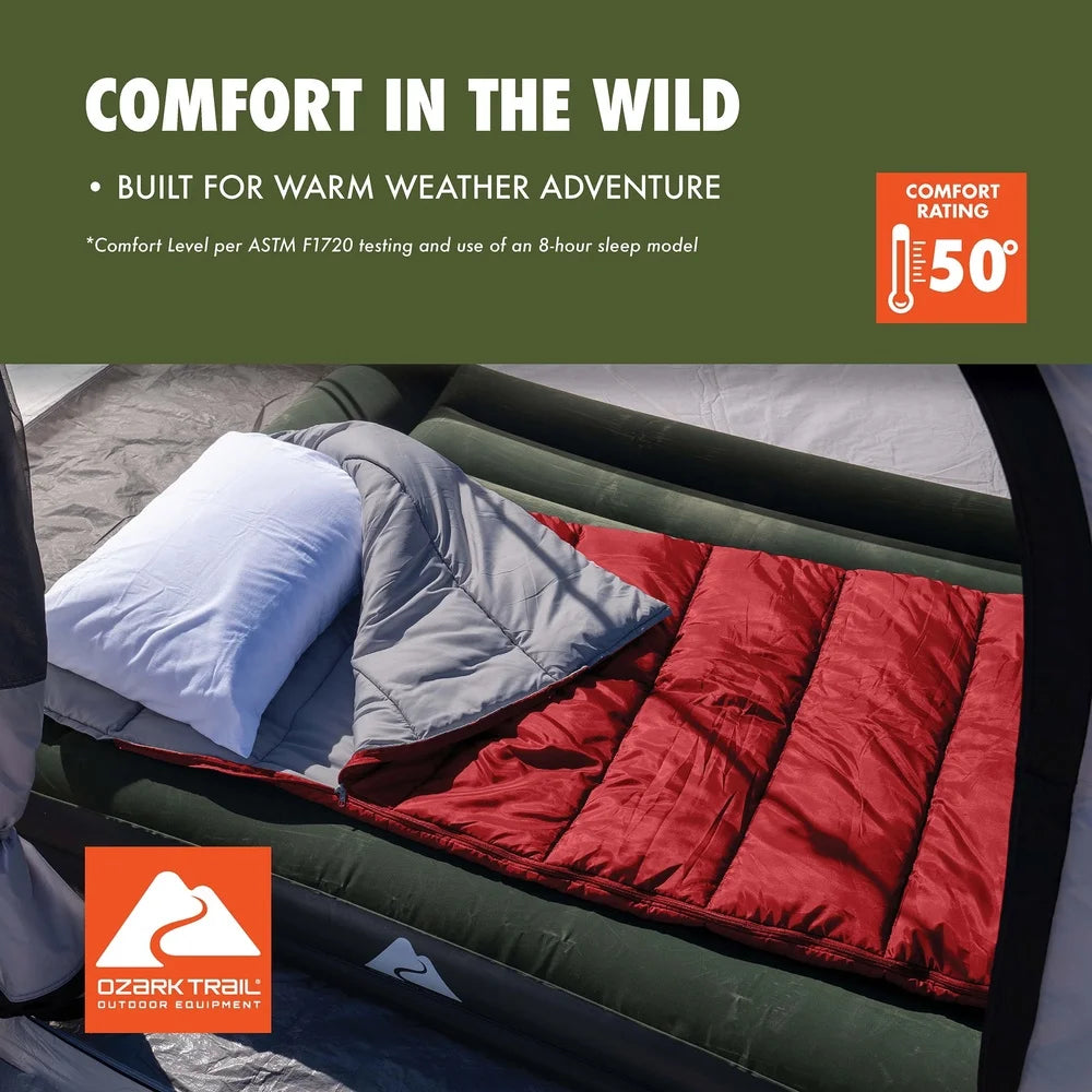 NONECN 50F Warm Weather Sleeping Bag Quilt for Camping