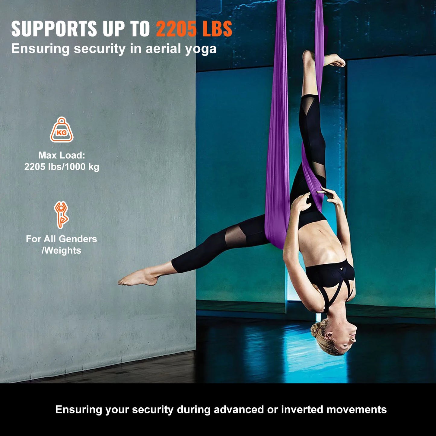 SucceBuy Aerial Yoga Hammock Starter Kit For All Levels