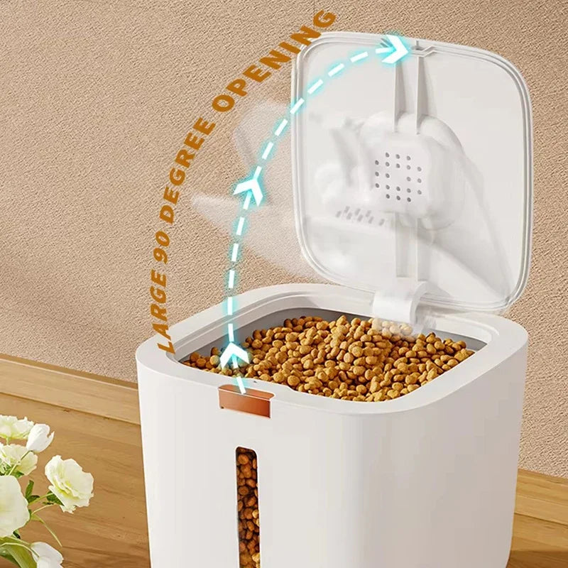 Pet Food Storage Barrel Sealed Moisture Proof Cat And Dog Food
