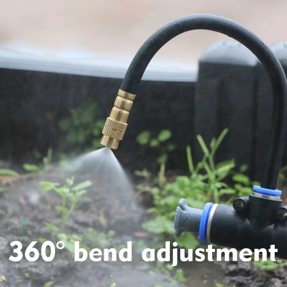 DIY Misting Sprayer Kit For Garden Irrigation With 8mm Hose
