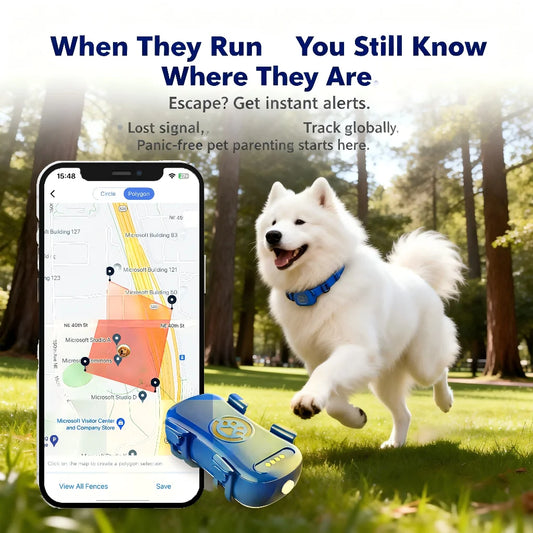 Wanwaytech GPS Pet Tracker With IoT Sim WiFi Unlimited Distance