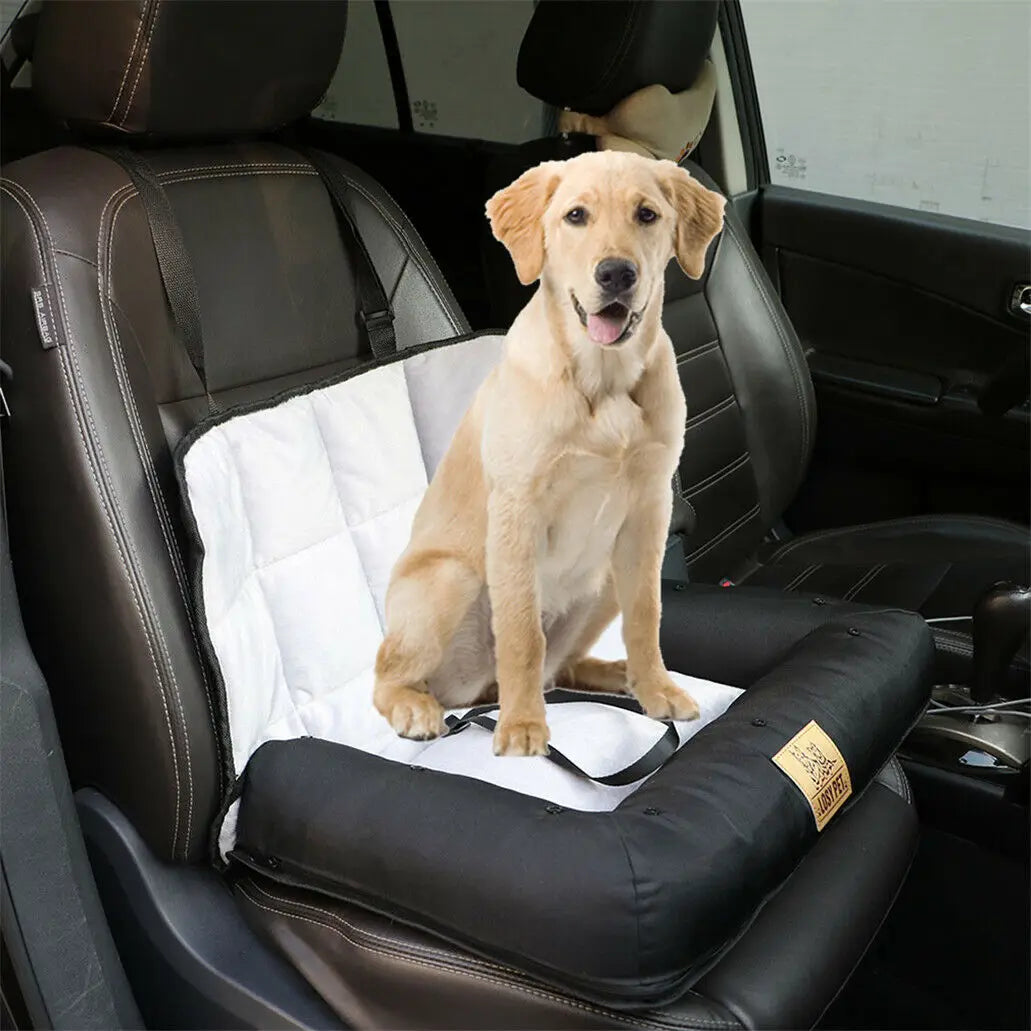 BINGOPAW Waterproof Dog Car Seat Bed With Removable Pad Cover