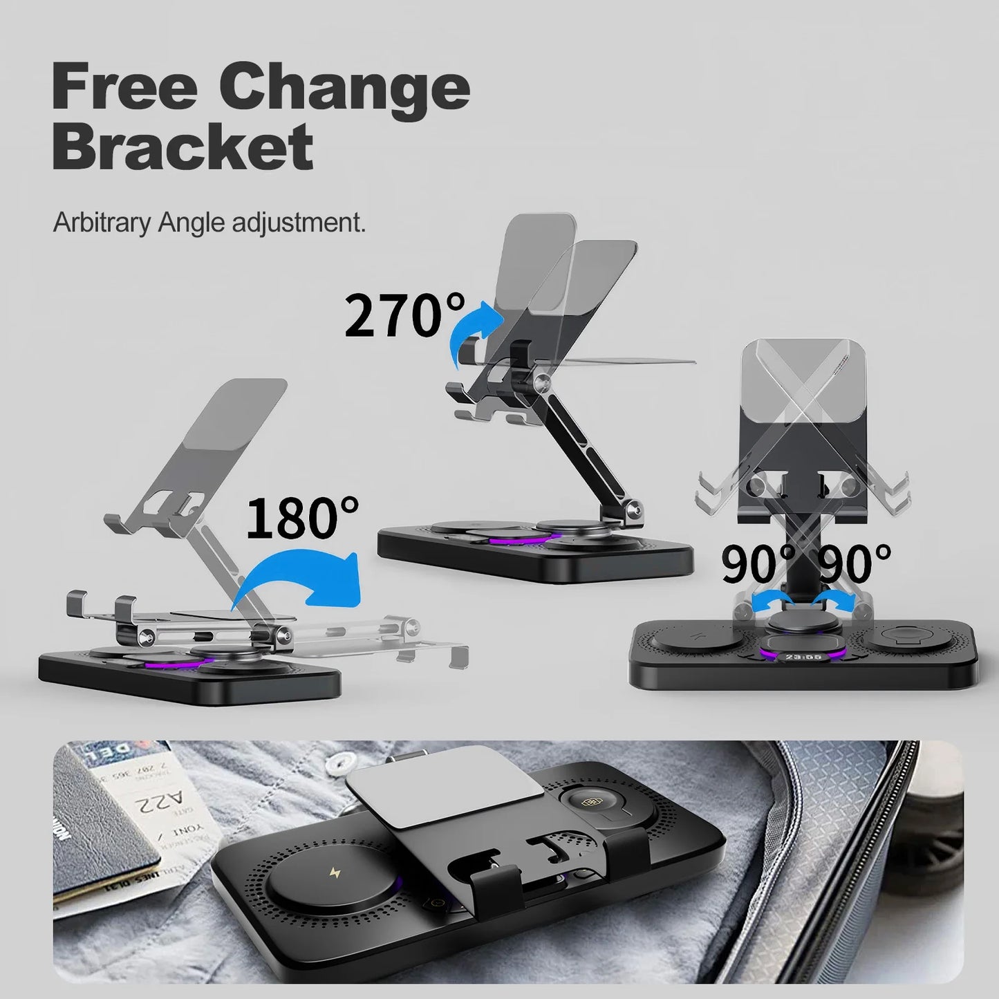 7in1 Wireless Charger Station For iPhone iPad AirPods Apple Watch