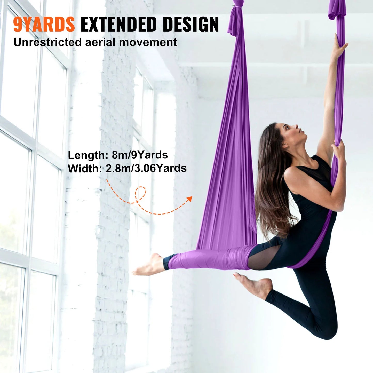 SucceBuy Aerial Yoga Hammock Starter Kit For All Levels