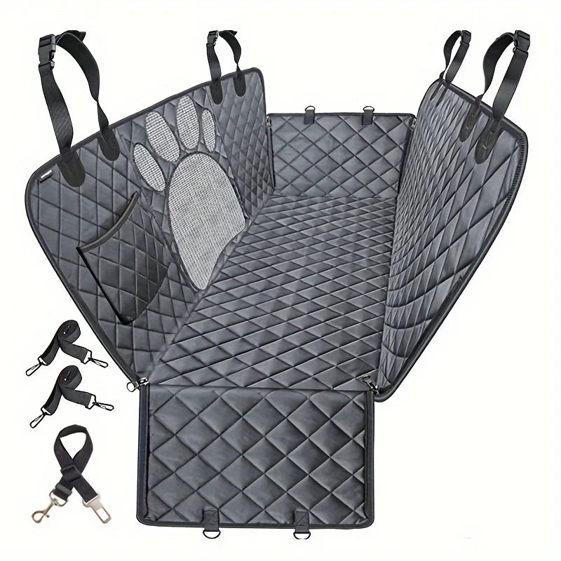 NONECN Dog Hammock Seat Cover for Cars Anti Slip