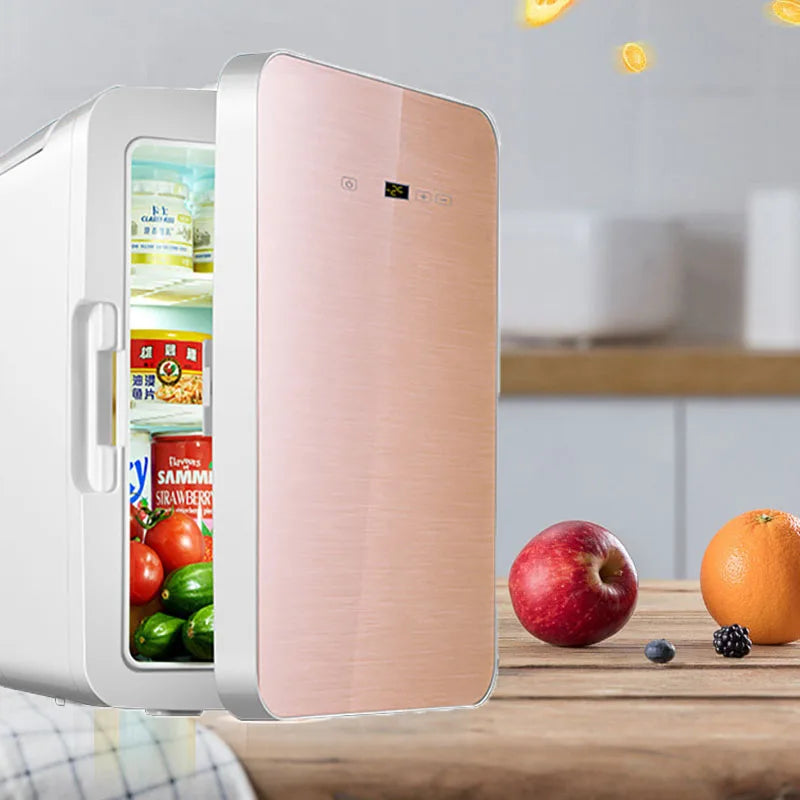 Dawupine Portable Mini Refrigerator Dual Use Car and Home Cooling and Heating