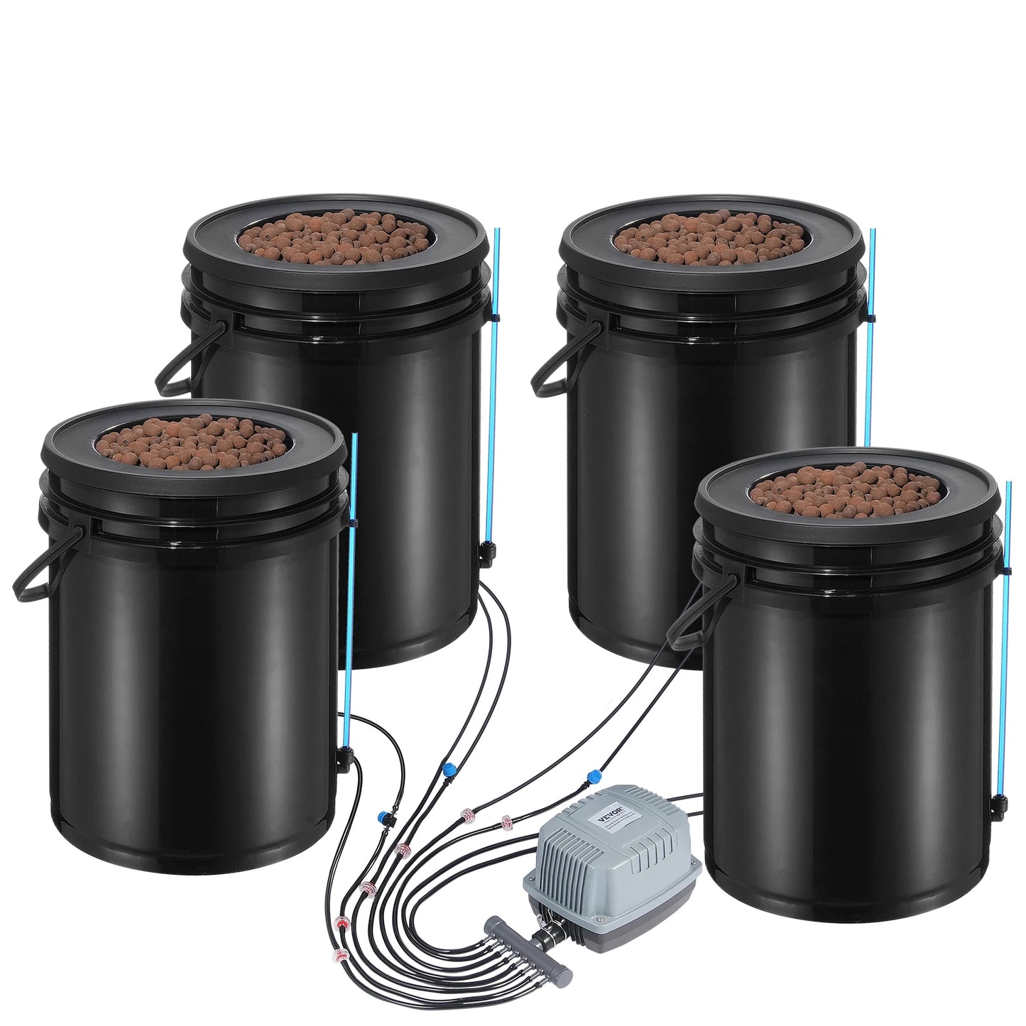 DWC Hydroponics Grow System With Top Drip Kit Air Pump
