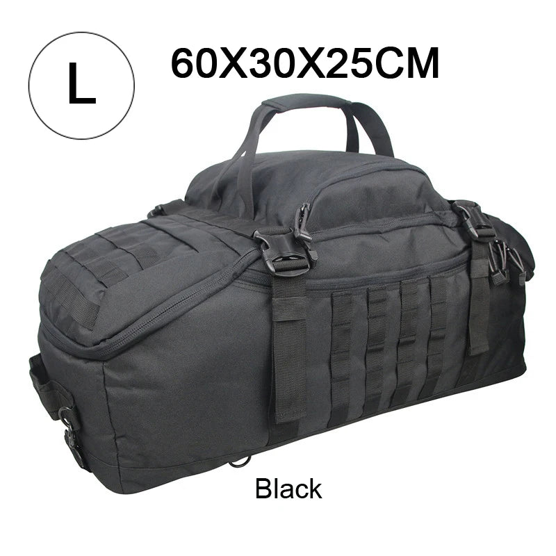 LQARMYCN 3 Way Duffle Bag Backpack Crossbody