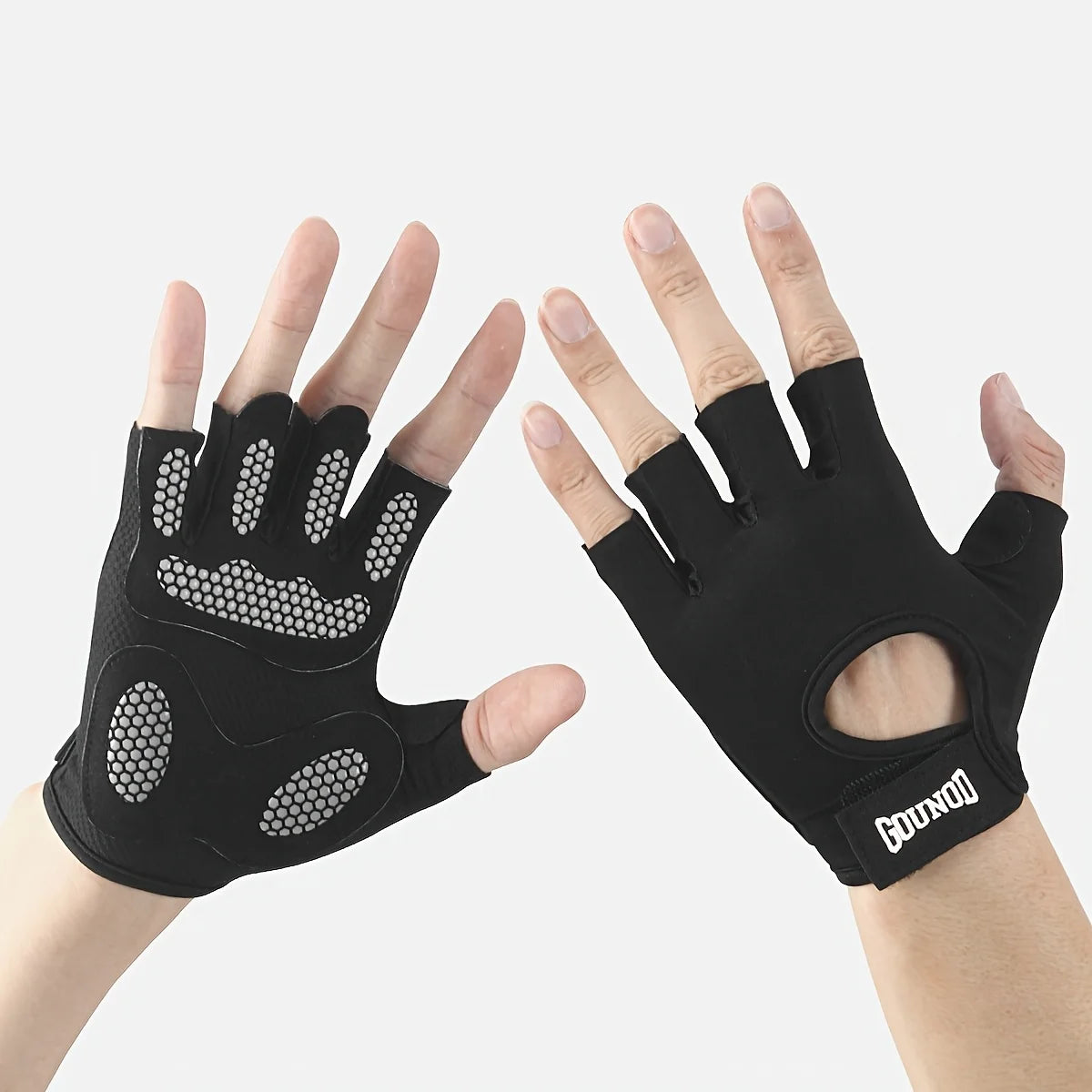 GOUNOD Half-Finger Sports Gloves Anti-Slip Breathable Fitness