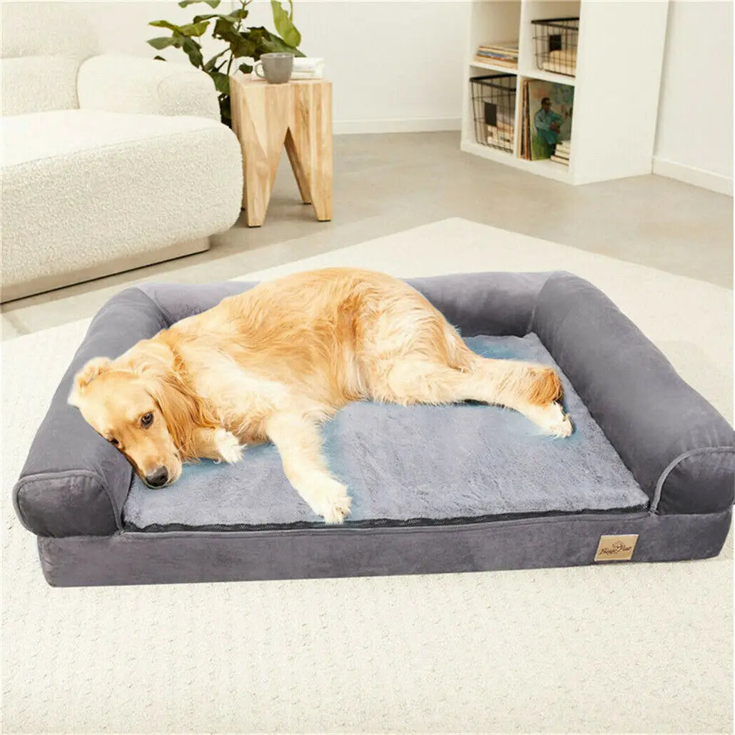 BINGOPAWCN Orthopedic Dog Bed With Washable Cover