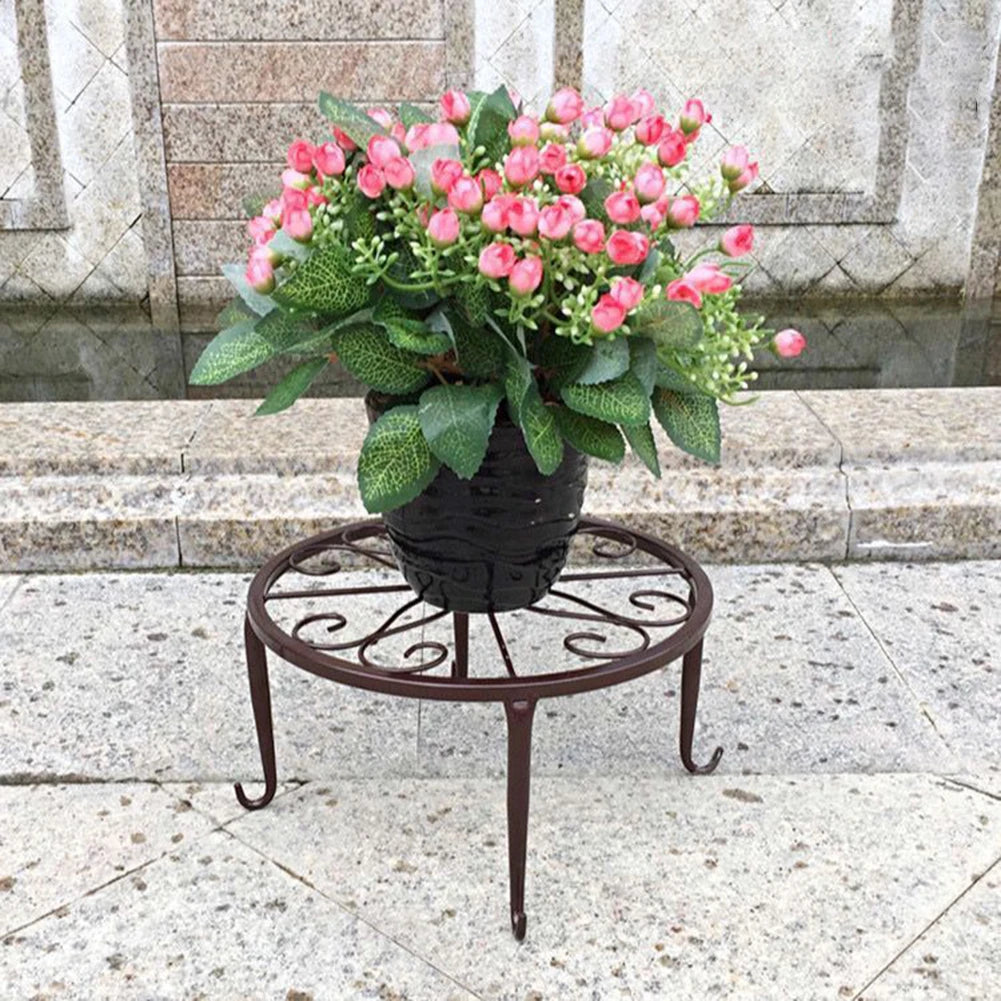Heavy Duty Metal Plant Stand Rustproof For Indoor Outdoor Use