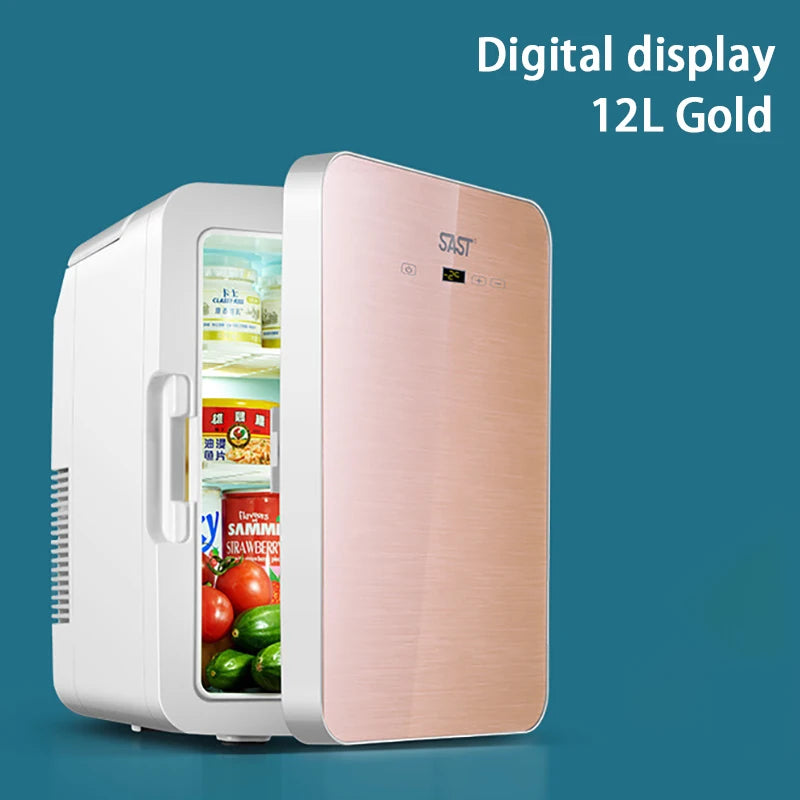 Dawupine Portable Mini Refrigerator Dual Use Car and Home Cooling and Heating