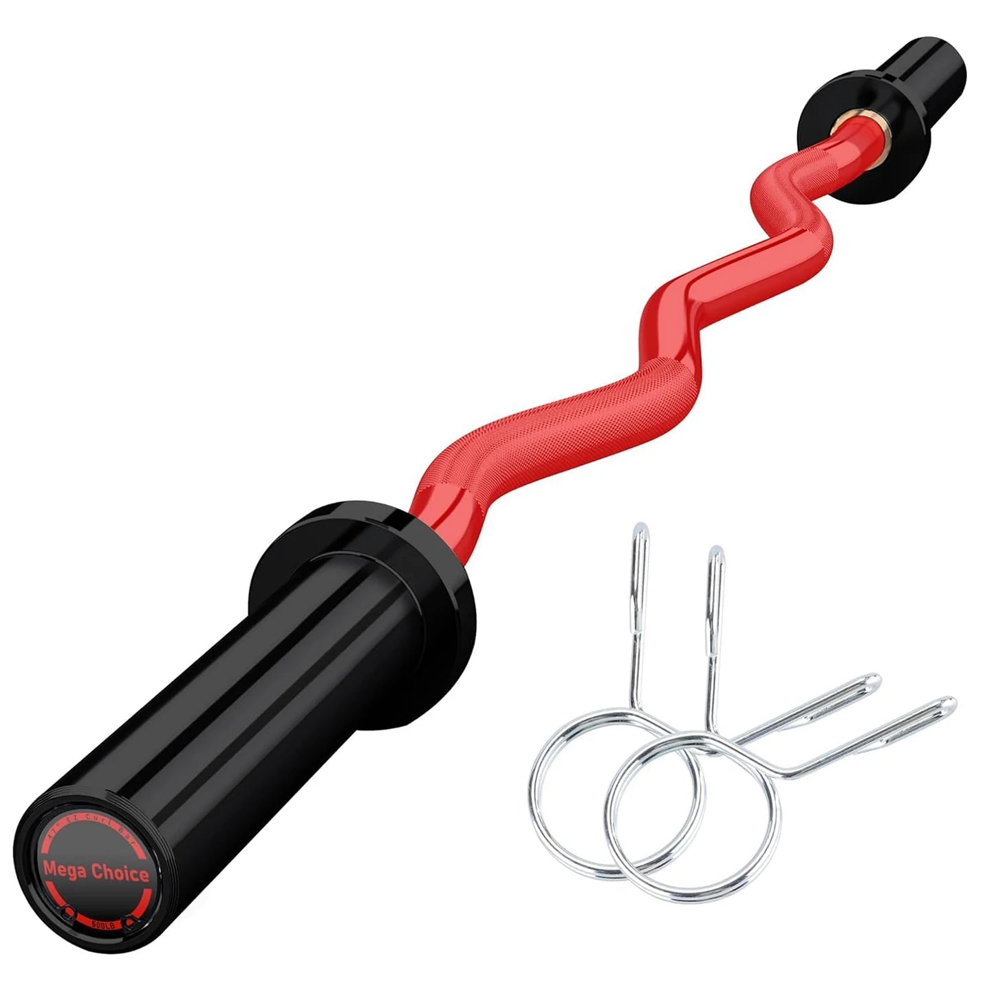 Twister.CK EZ Curl Bar for Weightlifting and Home Gym Strength