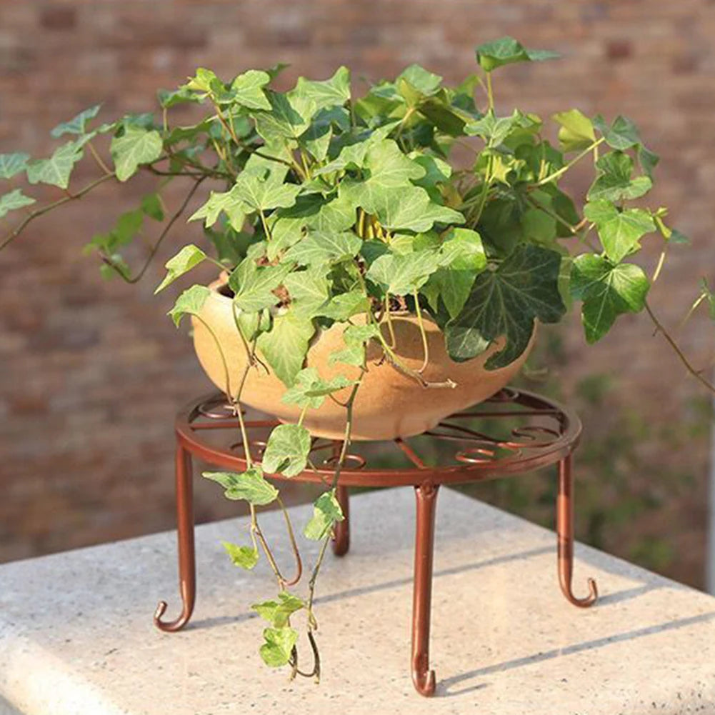Heavy Duty Metal Plant Stand Rustproof For Indoor Outdoor Use