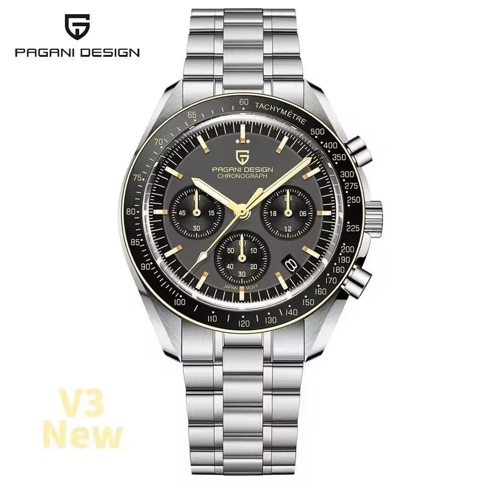 PAGANI DESIGN Moon V6 Chronograph Quartz Watch For Men