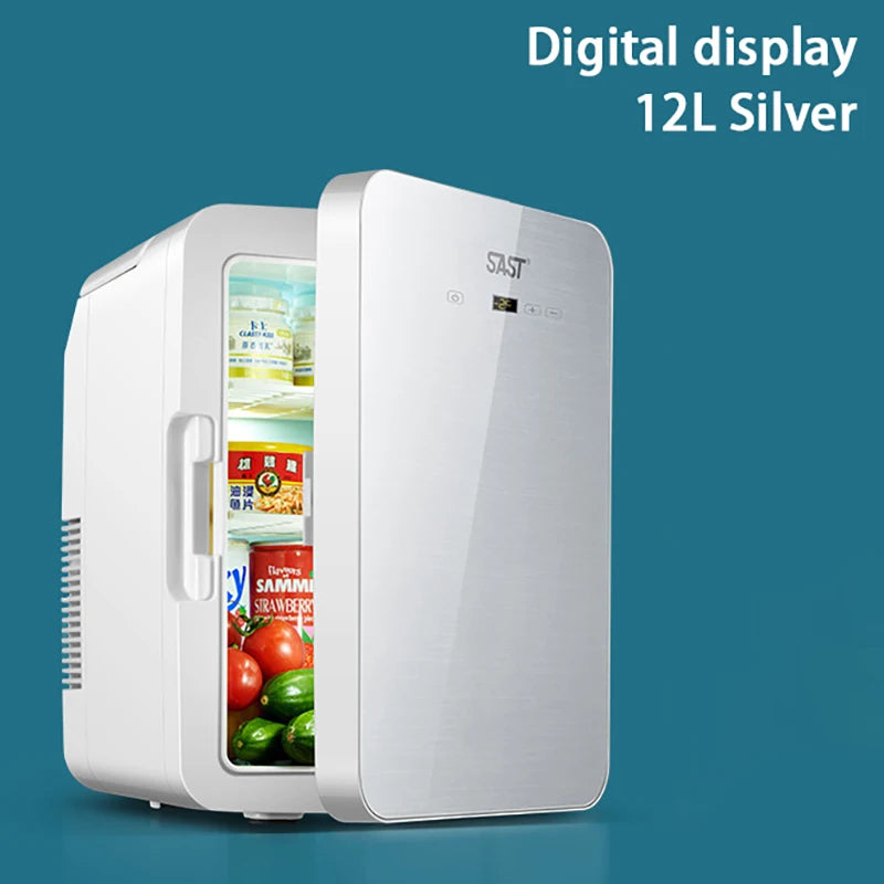 Dawupine Portable Mini Refrigerator Dual Use Car and Home Cooling and Heating