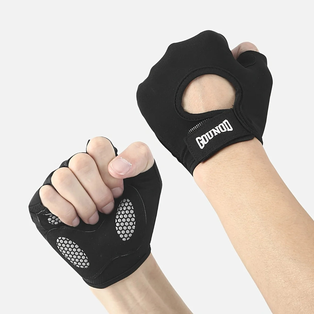 GOUNOD Half-Finger Sports Gloves Anti-Slip Breathable Fitness