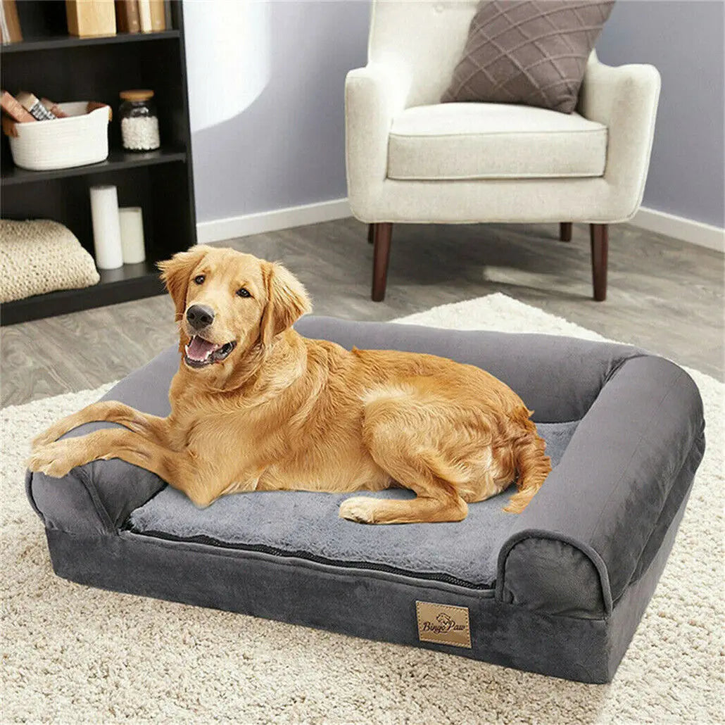 BINGOPAWCN Orthopedic Dog Bed With Washable Cover