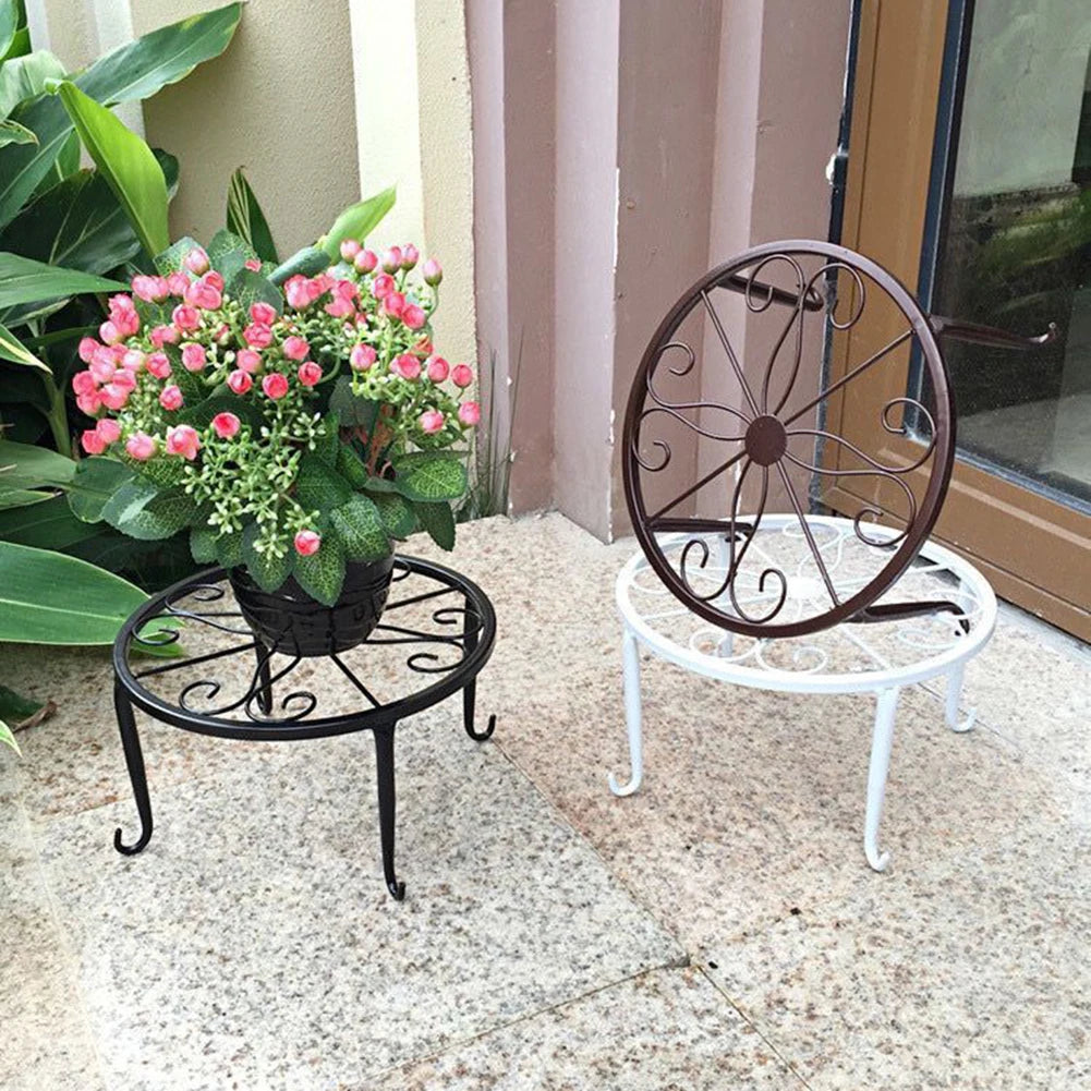 Heavy Duty Metal Plant Stand Rustproof For Indoor Outdoor Use
