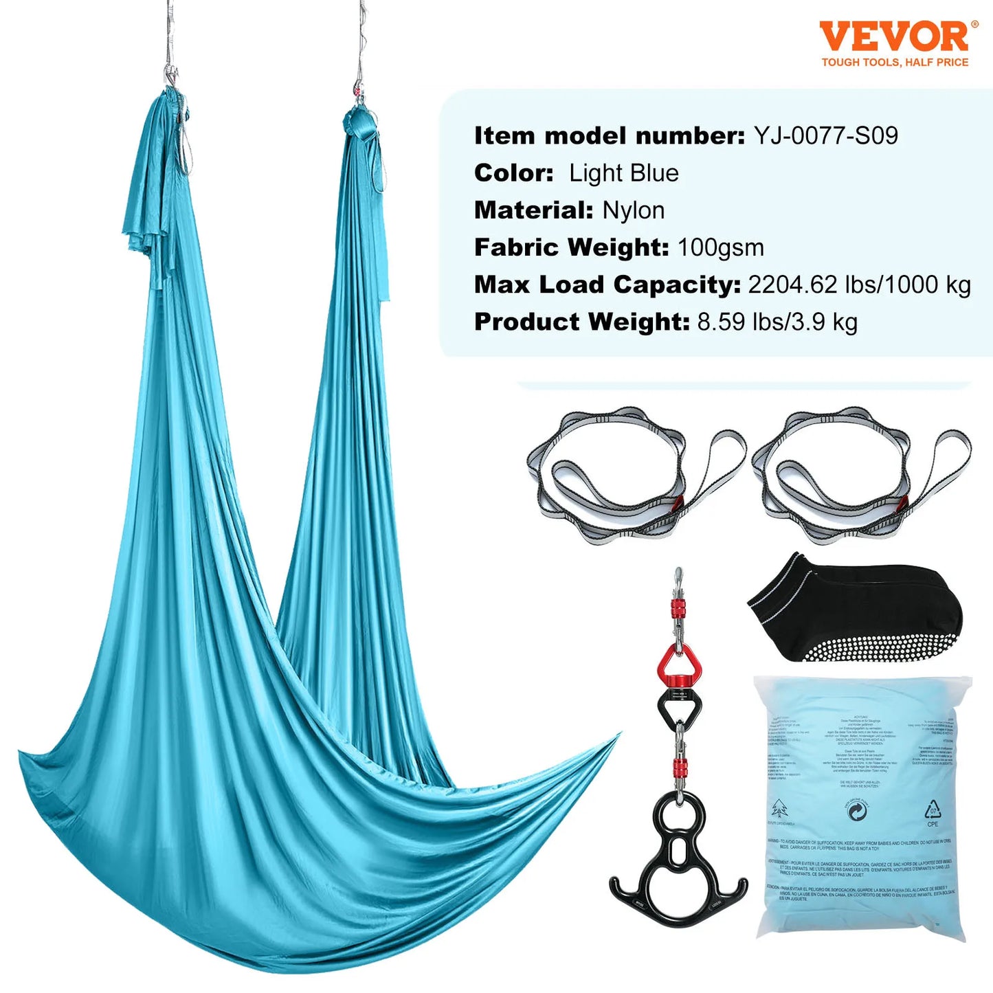 SucceBuy Aerial Yoga Hammock Starter Kit For All Levels