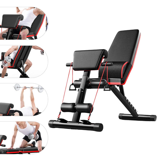 Adjustable Multifunctional Fitness Bench for Strength Training