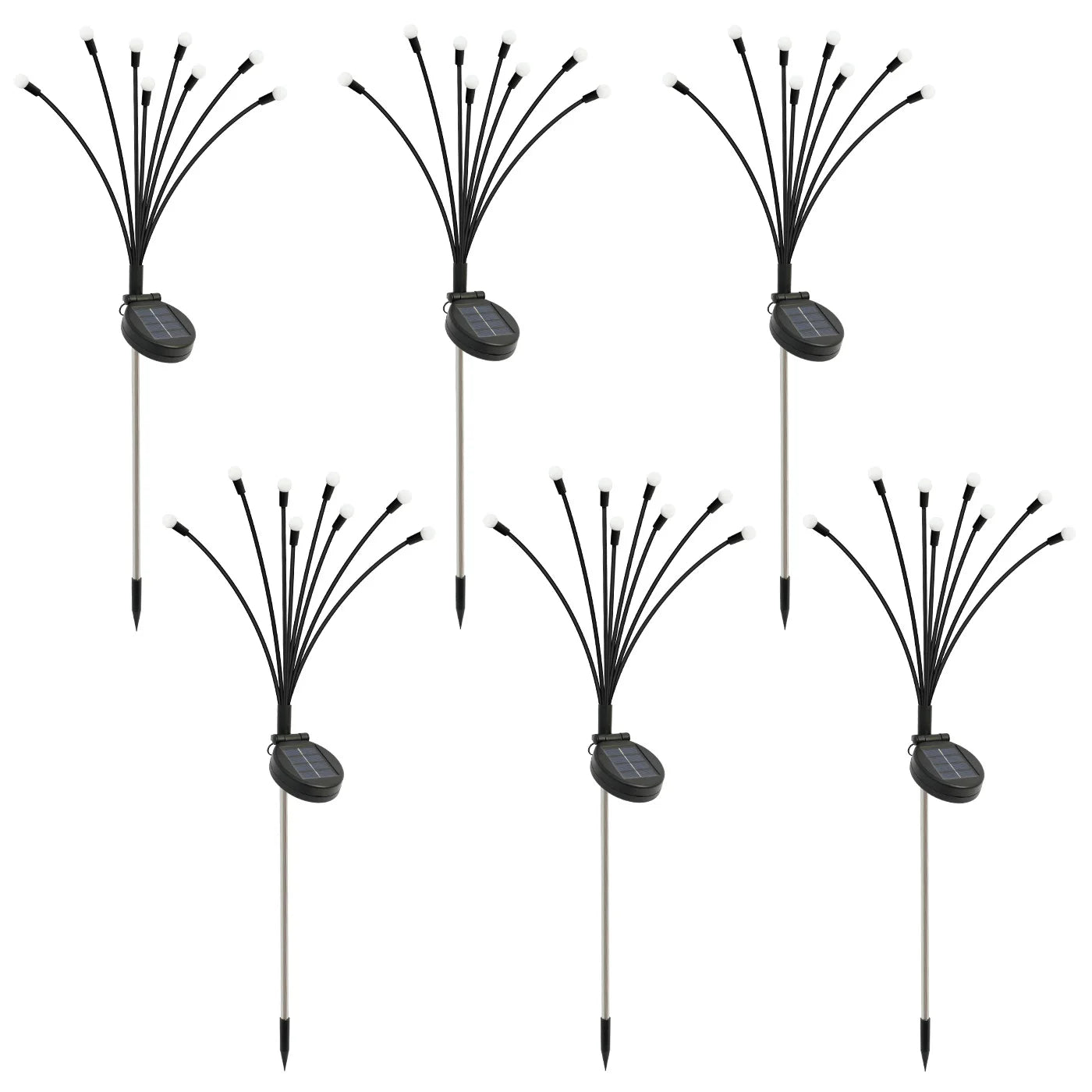 8-Head Solar Firefly LED Lights Outdoor Decorative Garden Lighting