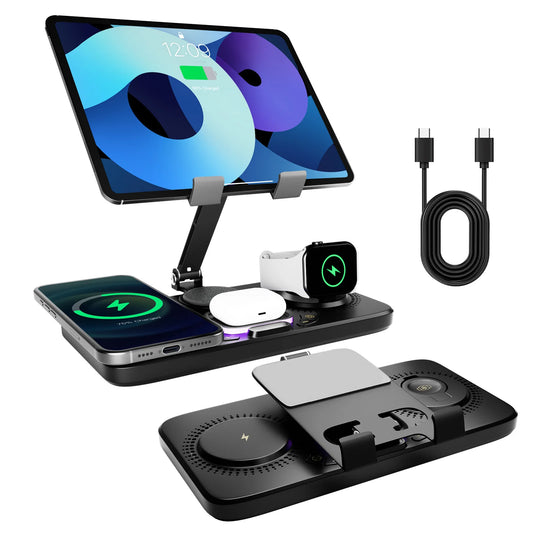 7in1 Wireless Charger Station For iPhone iPad AirPods Apple Watch