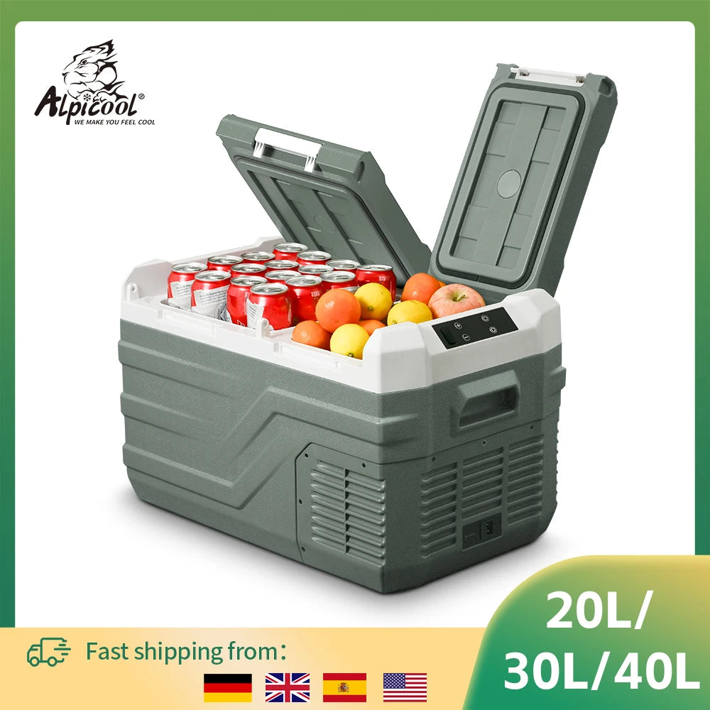 Alpicool NLS Portable Car Refrigerator 12V 24V Compressor Cooler