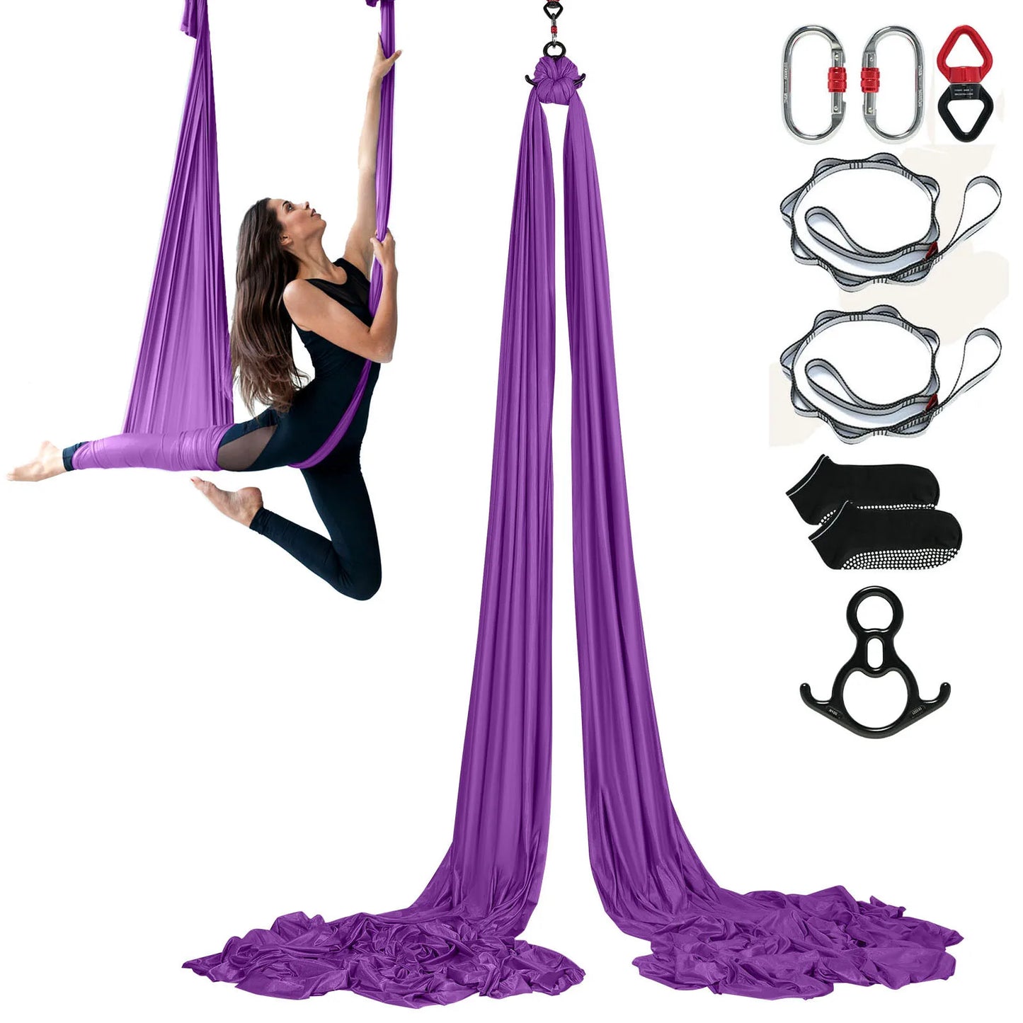 SucceBuy Aerial Yoga Hammock Starter Kit For All Levels
