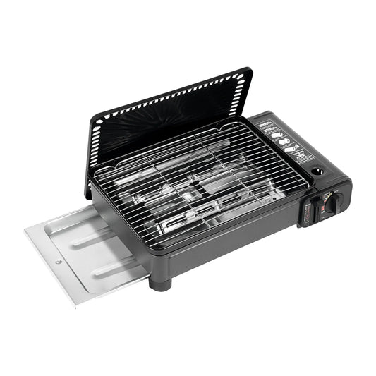 None Portable Gas Camping Stove With Ignition For Outdoors