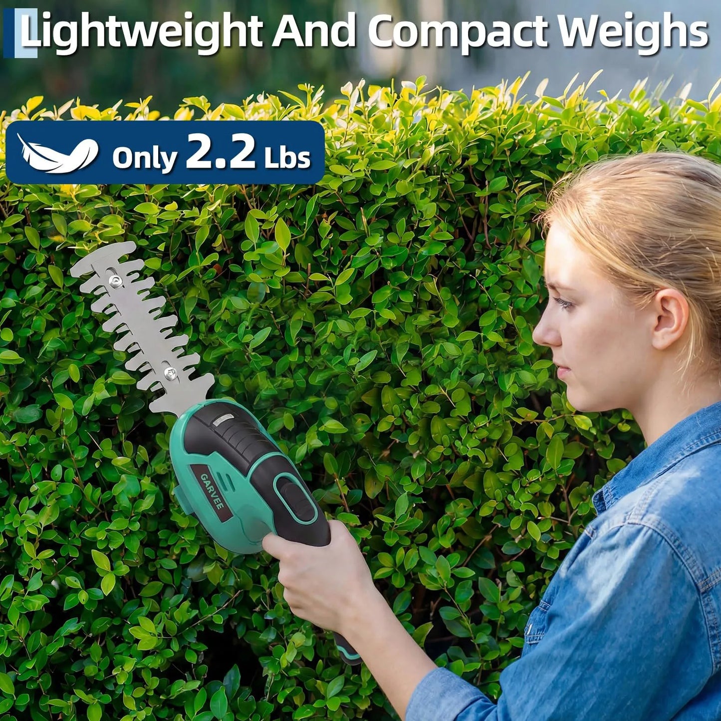 TWISTER.CK 2-in-1 Wireless Grass Shear Shrub Trimmer