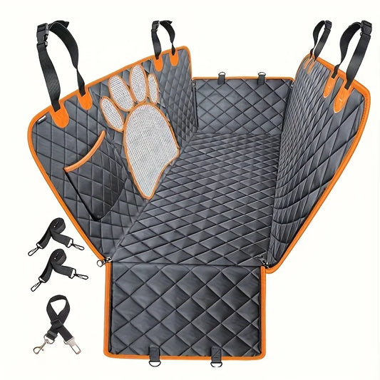 NONECN Dog Hammock Seat Cover for Cars Anti Slip