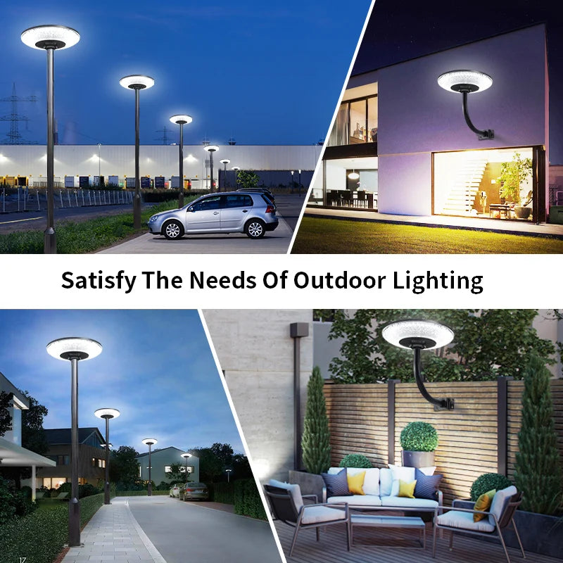 Morglad Solar Garden Light 360 Degree Motion Sensor LED