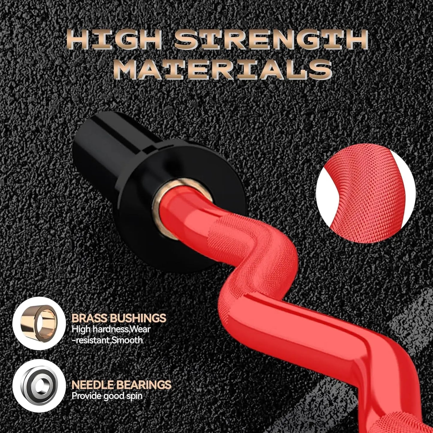 Twister.CK EZ Curl Bar for Weightlifting and Home Gym Strength
