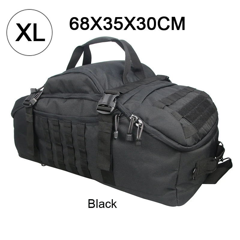 LQARMYCN 3 Way Duffle Bag Backpack Crossbody